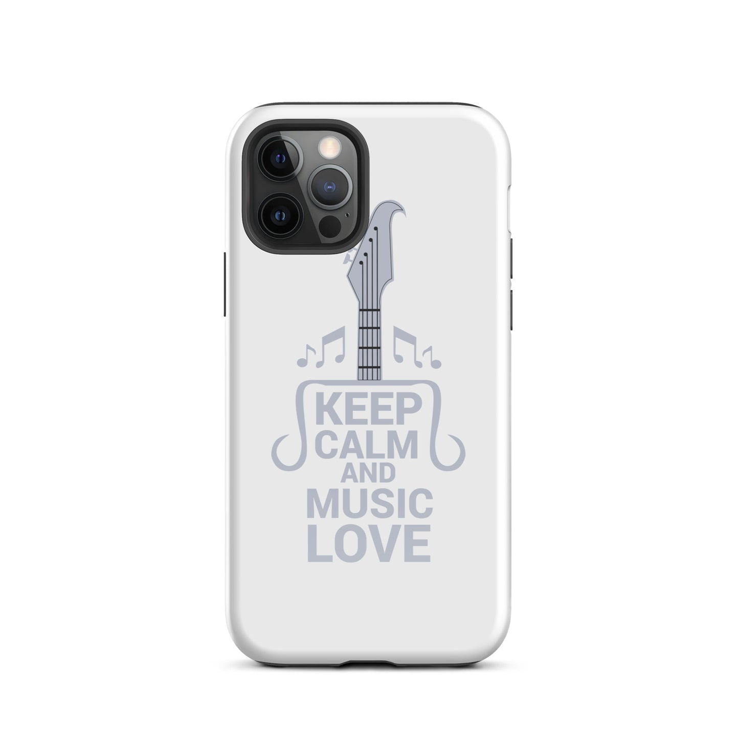 Keep Calm and Music Love iPhone Case