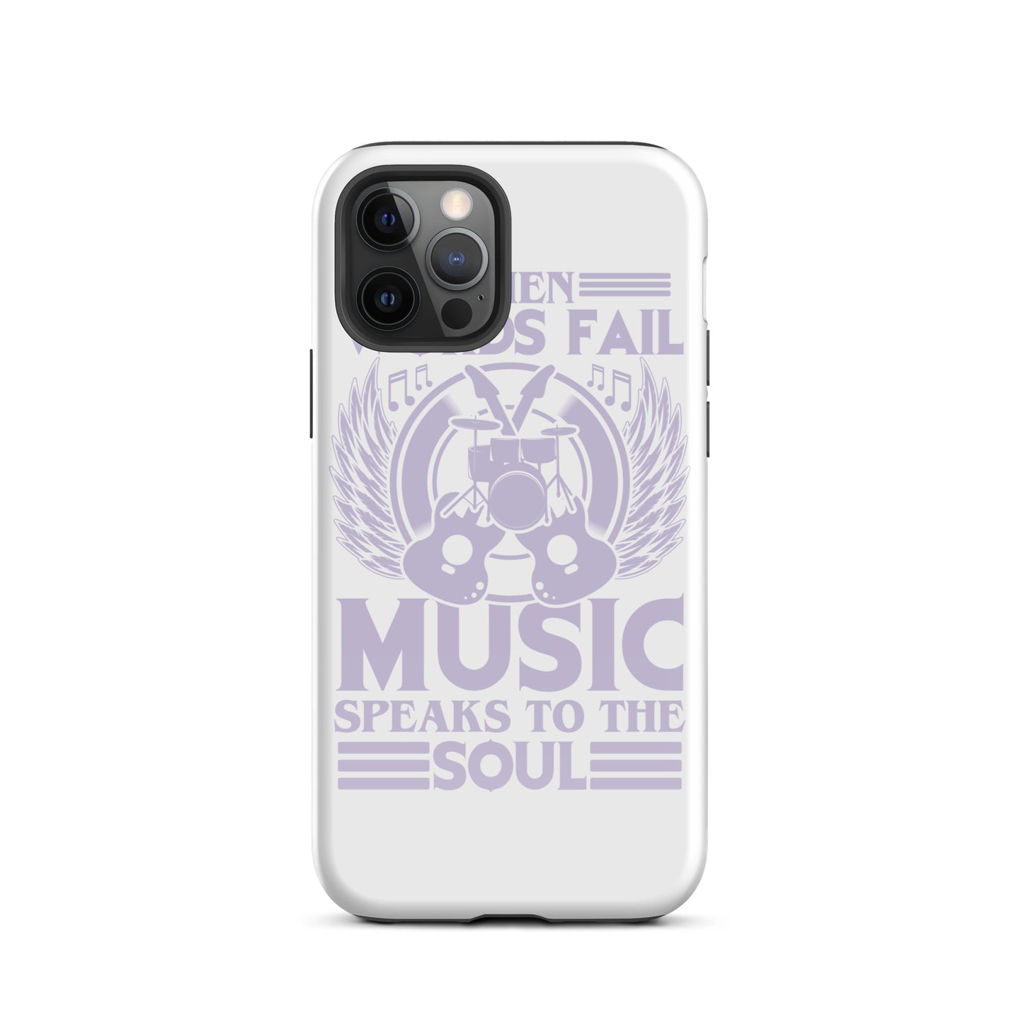 When Words Fail, Music Speaks To The Soul iPhone Case