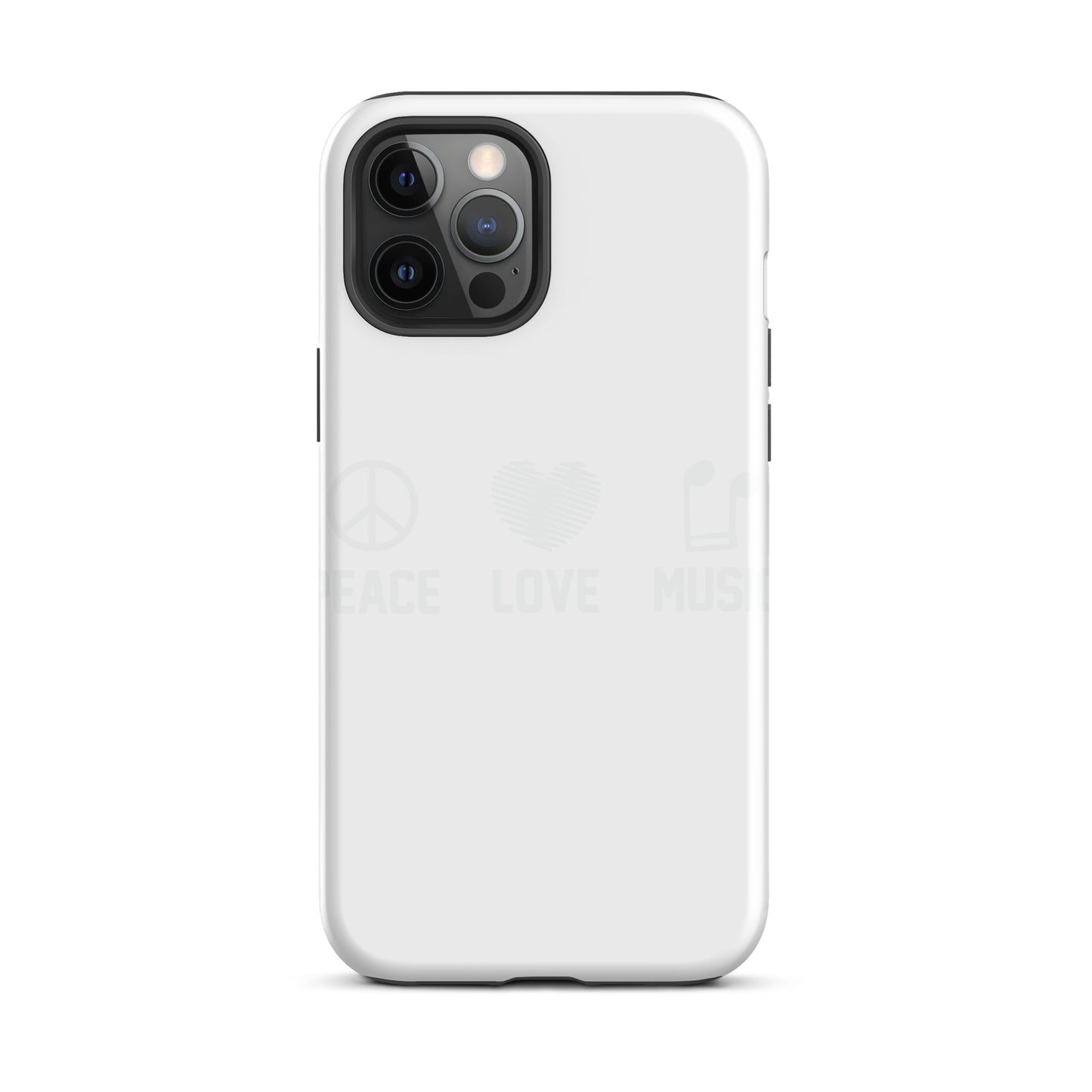 Peace Love Music iPhone Case
