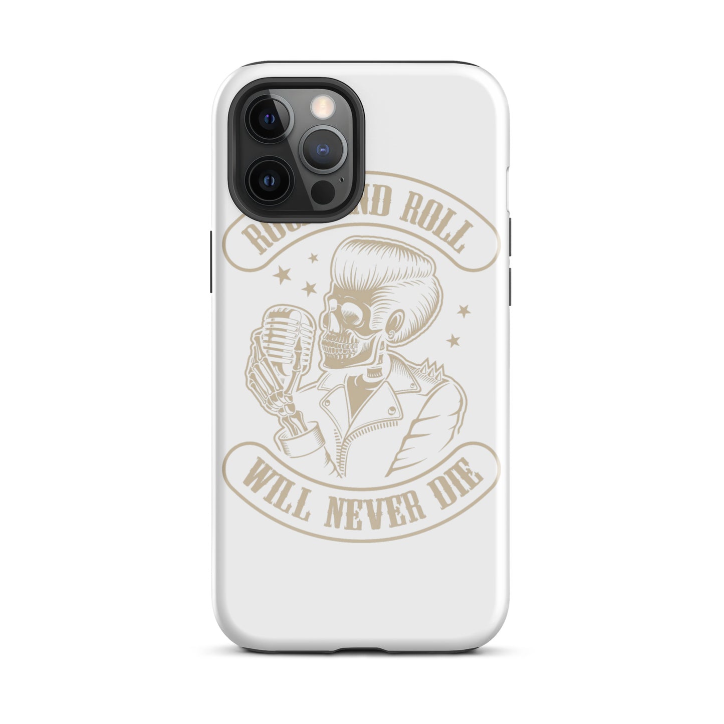Rock and Roll Will Never Die iPhone Case
