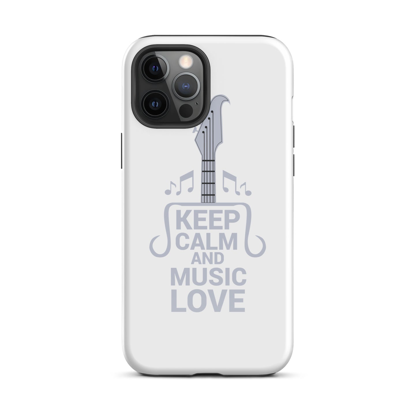 Keep Calm and Music Love iPhone Case