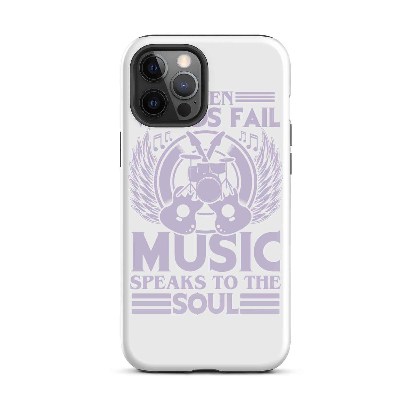 When Words Fail, Music Speaks To The Soul iPhone Case