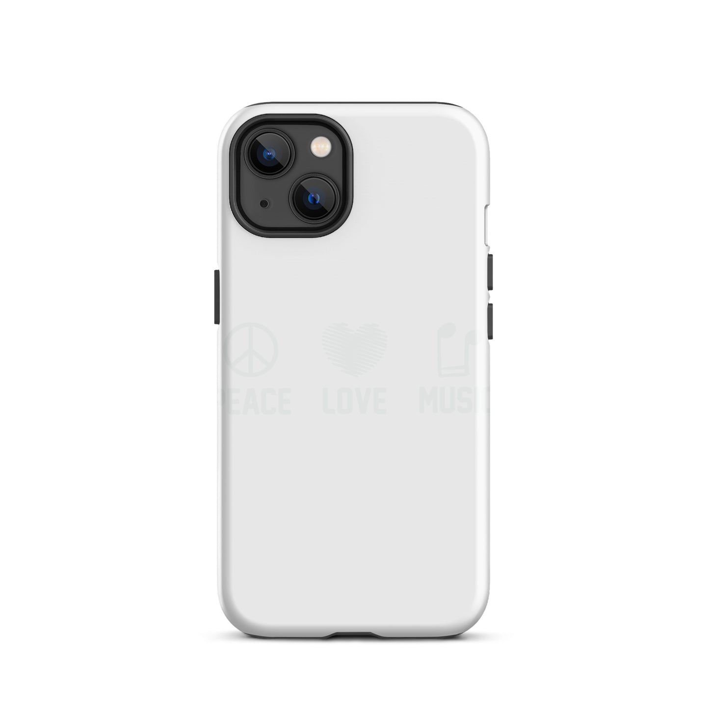 Peace Love Music iPhone Case