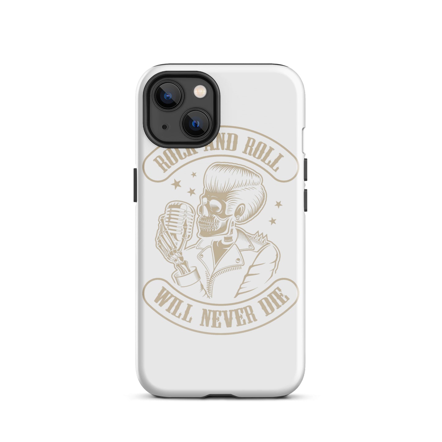 Rock and Roll Will Never Die iPhone Case