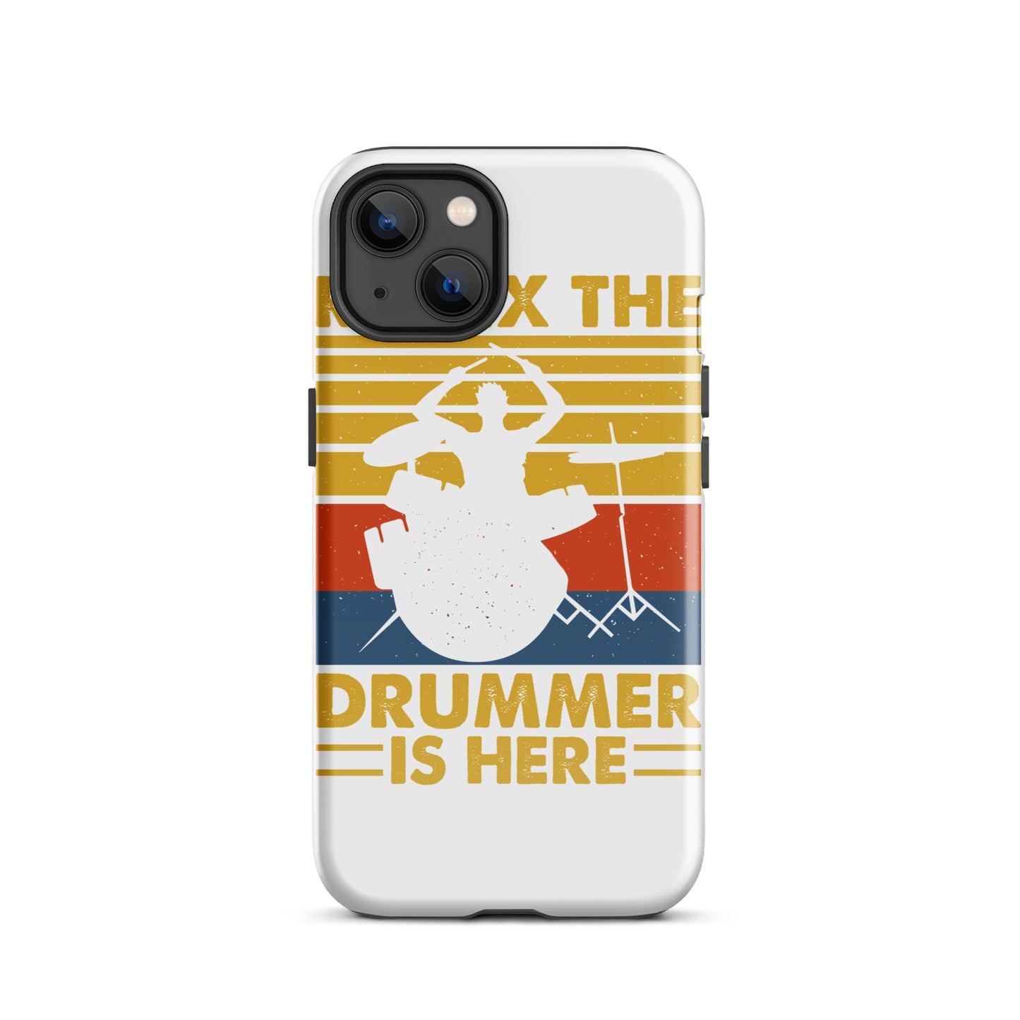 Relax The Drummer Is Here iPhone Case