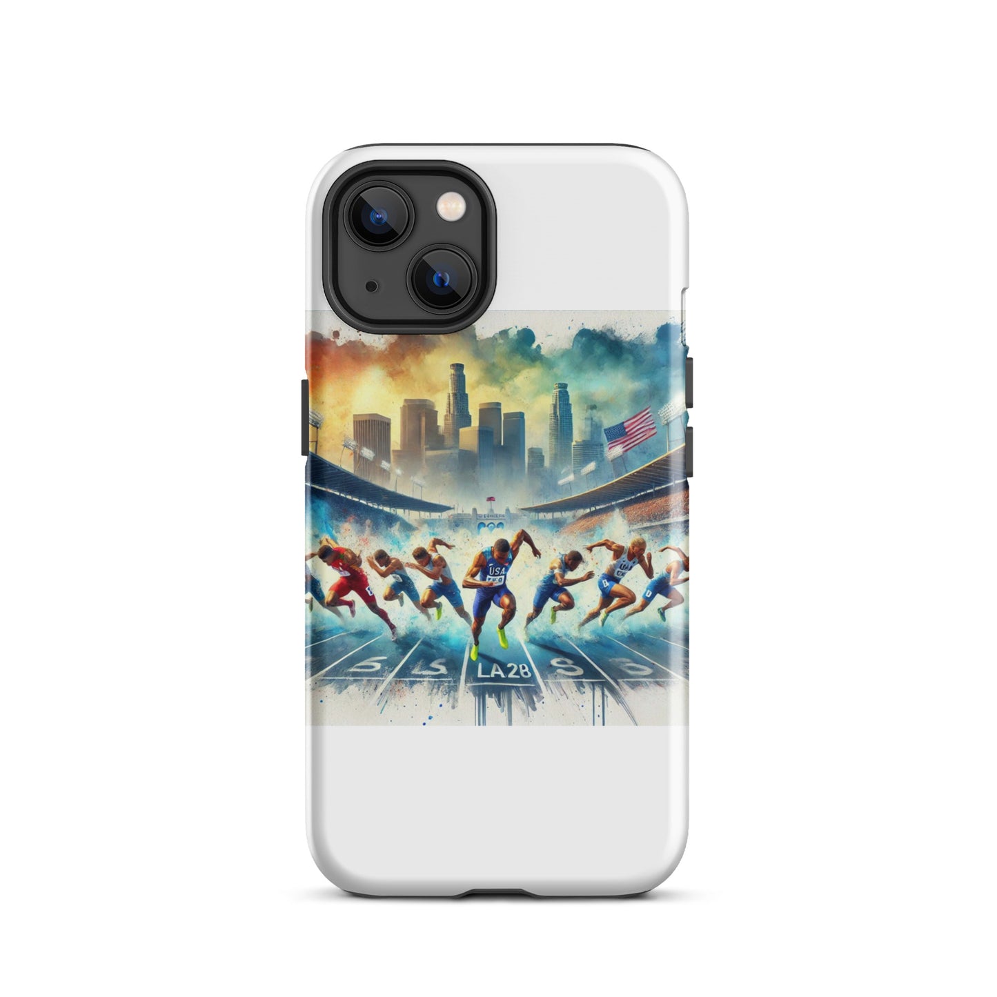 LA28 Olympic Sprint Finish - Mixed Men & Women Athletes iPhone Case