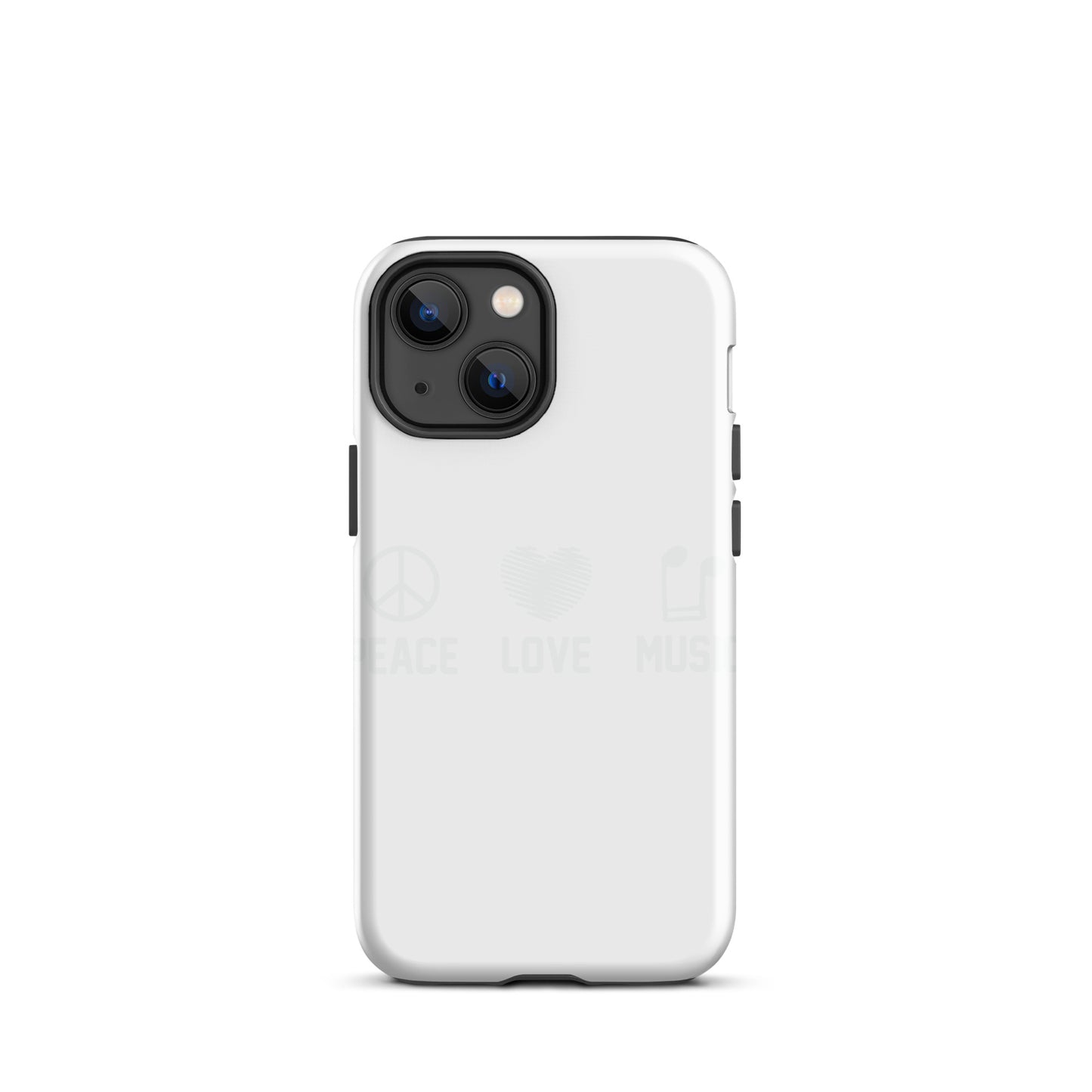 Peace Love Music iPhone Case