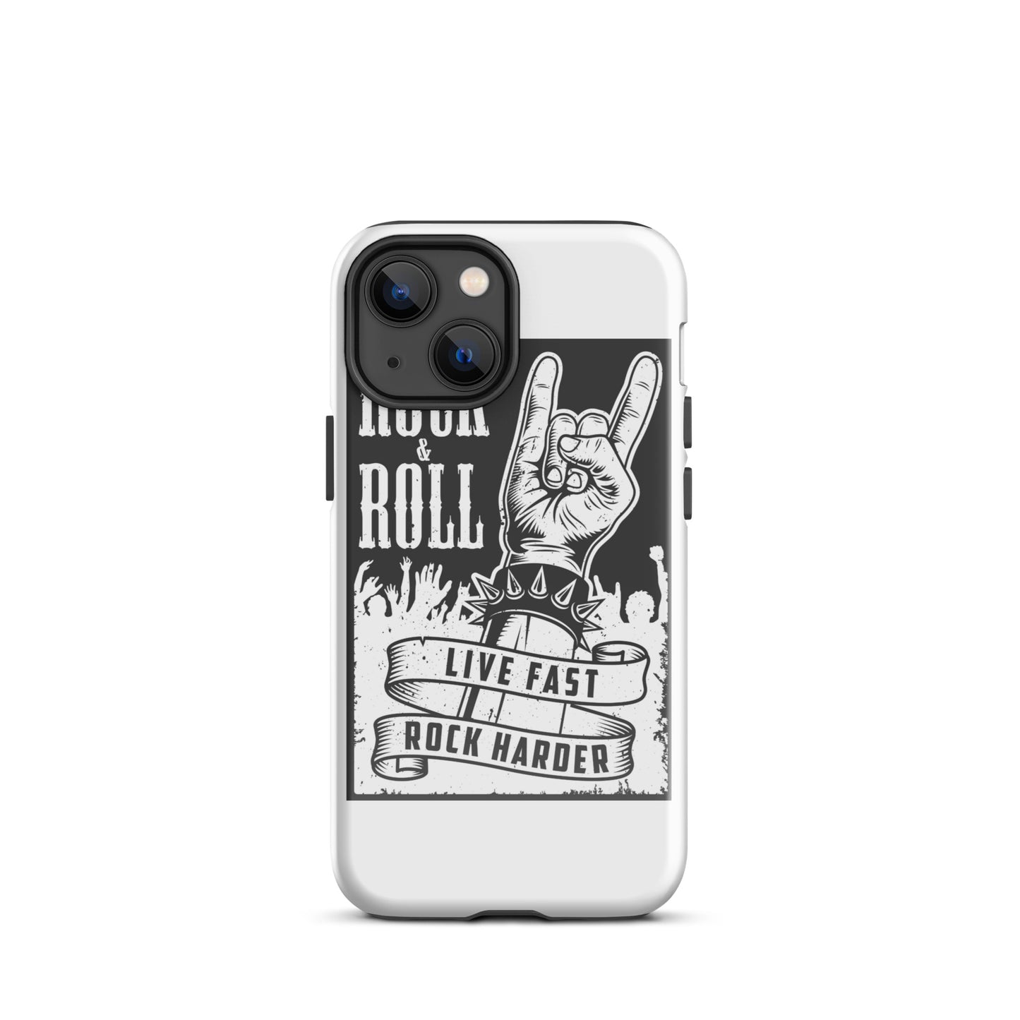 Live Fast Rock Harder iPhone Case
