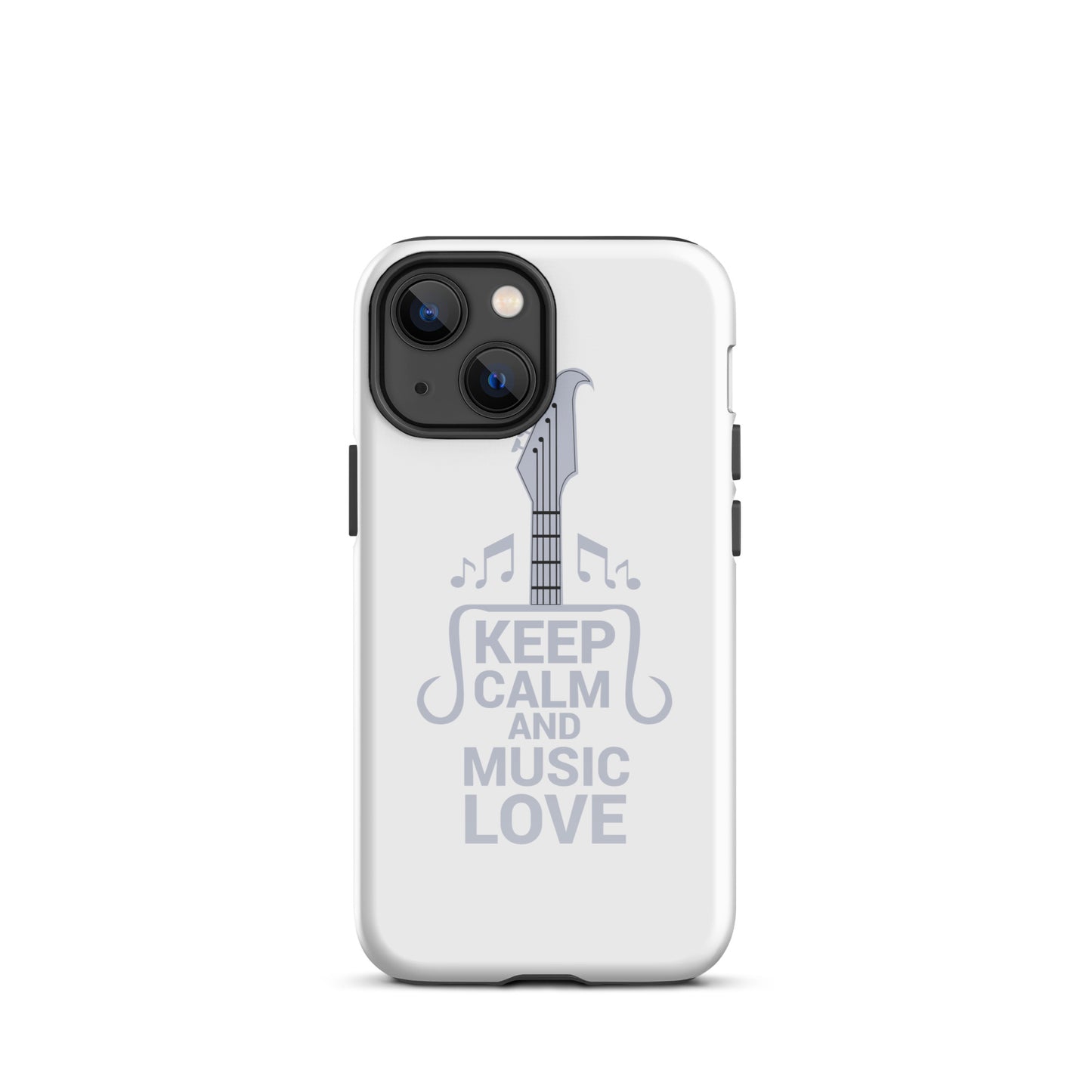 Keep Calm and Music Love iPhone Case