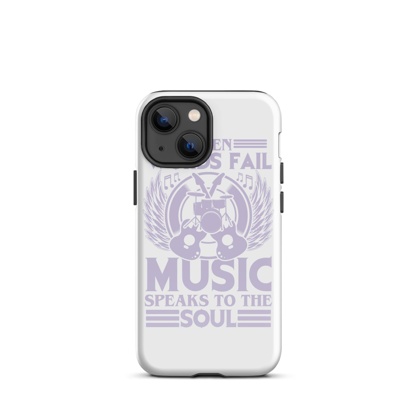When Words Fail, Music Speaks To The Soul iPhone Case