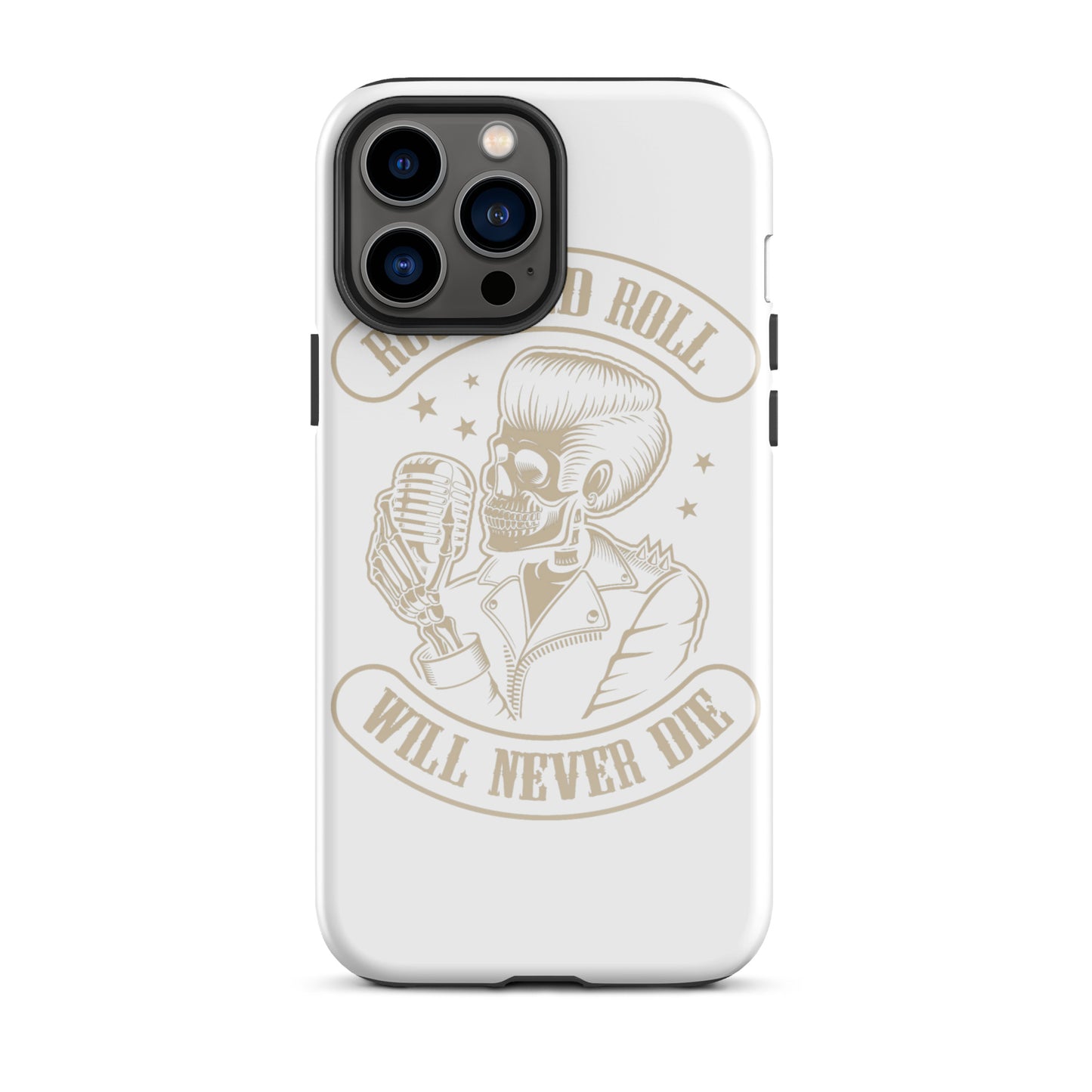 Rock and Roll Will Never Die iPhone Case