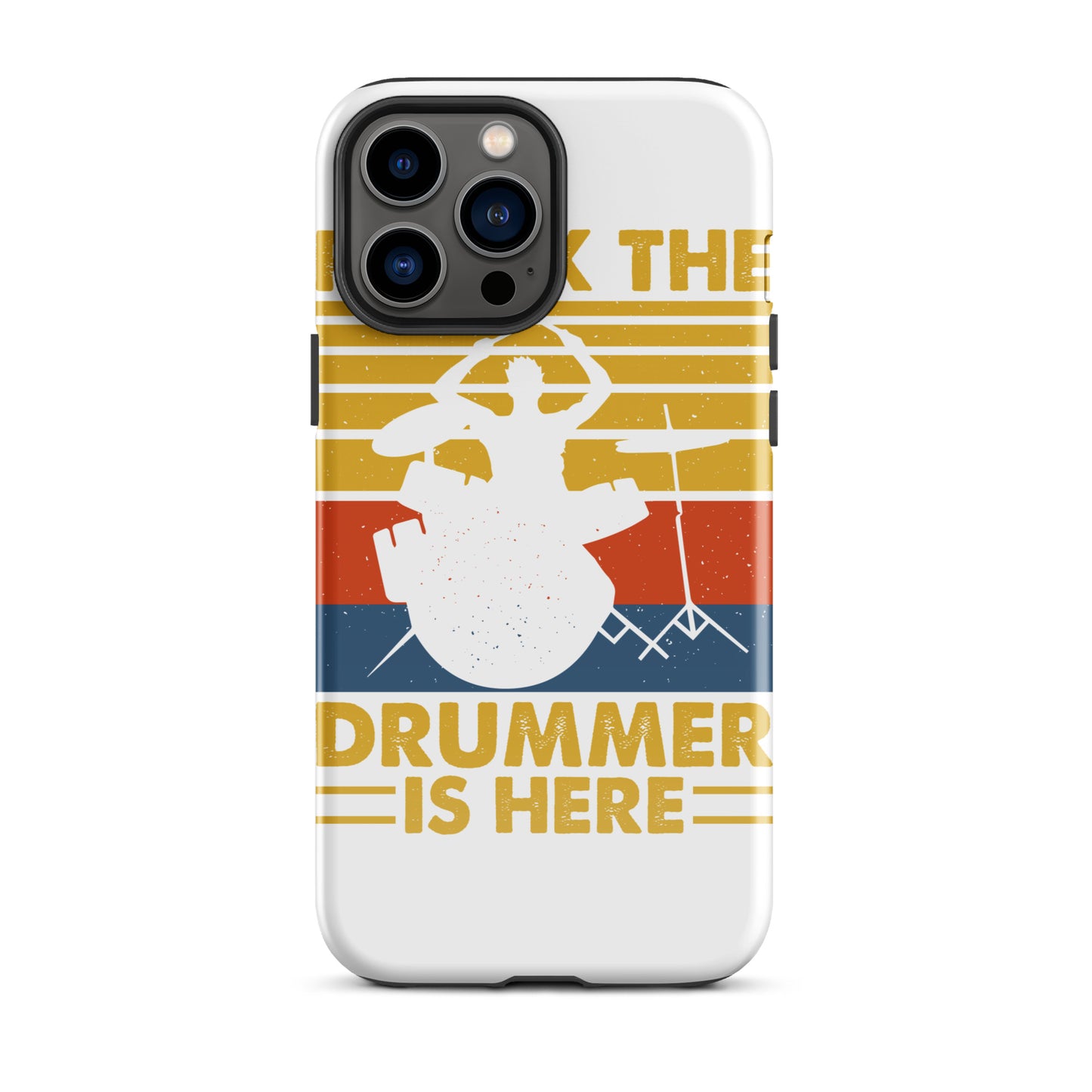Relax The Drummer Is Here iPhone Case