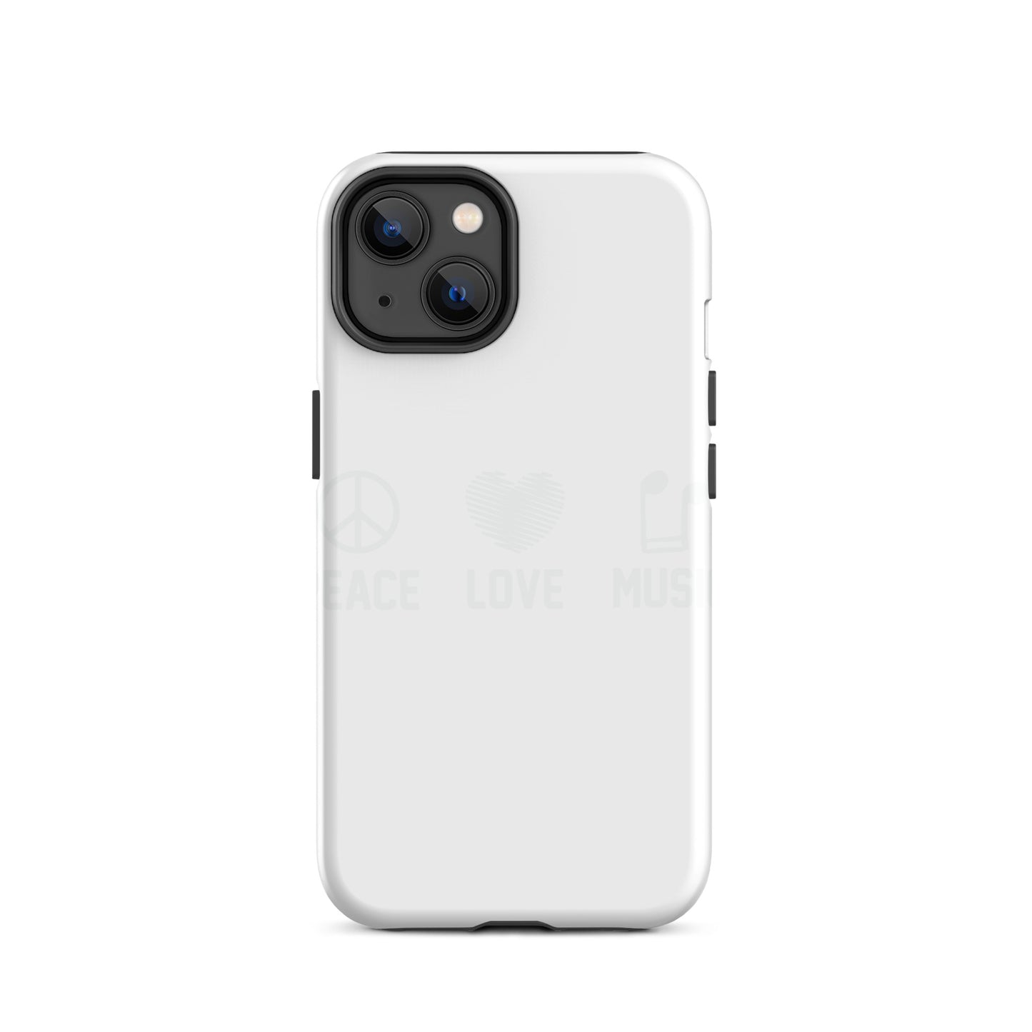 Peace Love Music iPhone Case