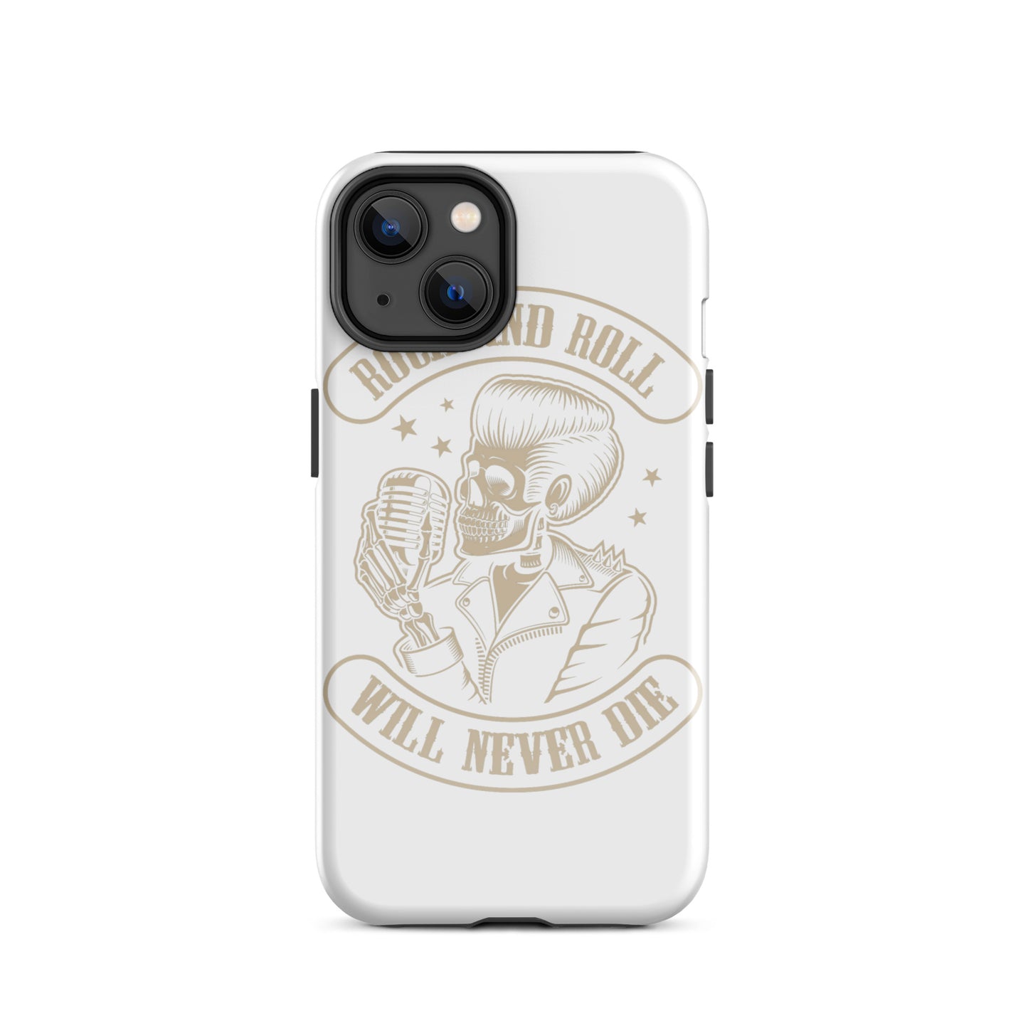 Rock and Roll Will Never Die iPhone Case