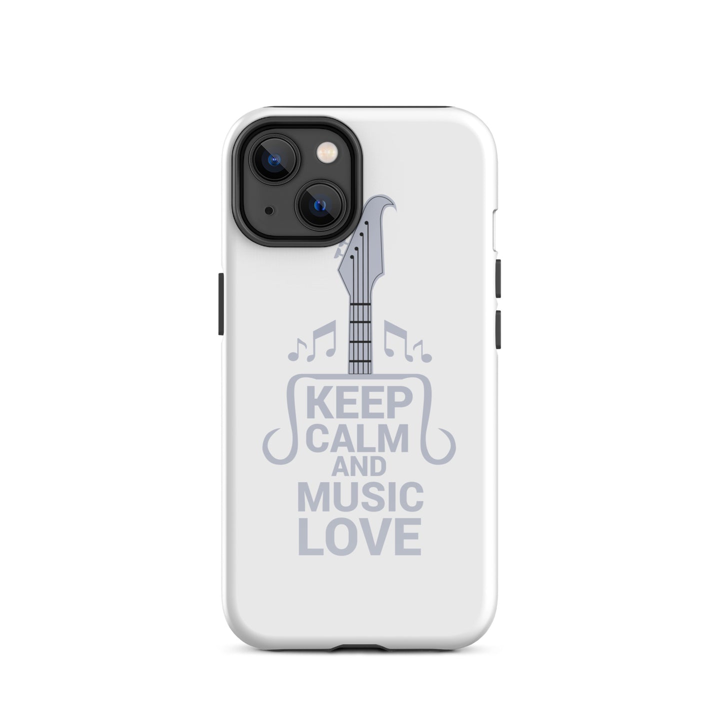 Keep Calm and Music Love iPhone Case