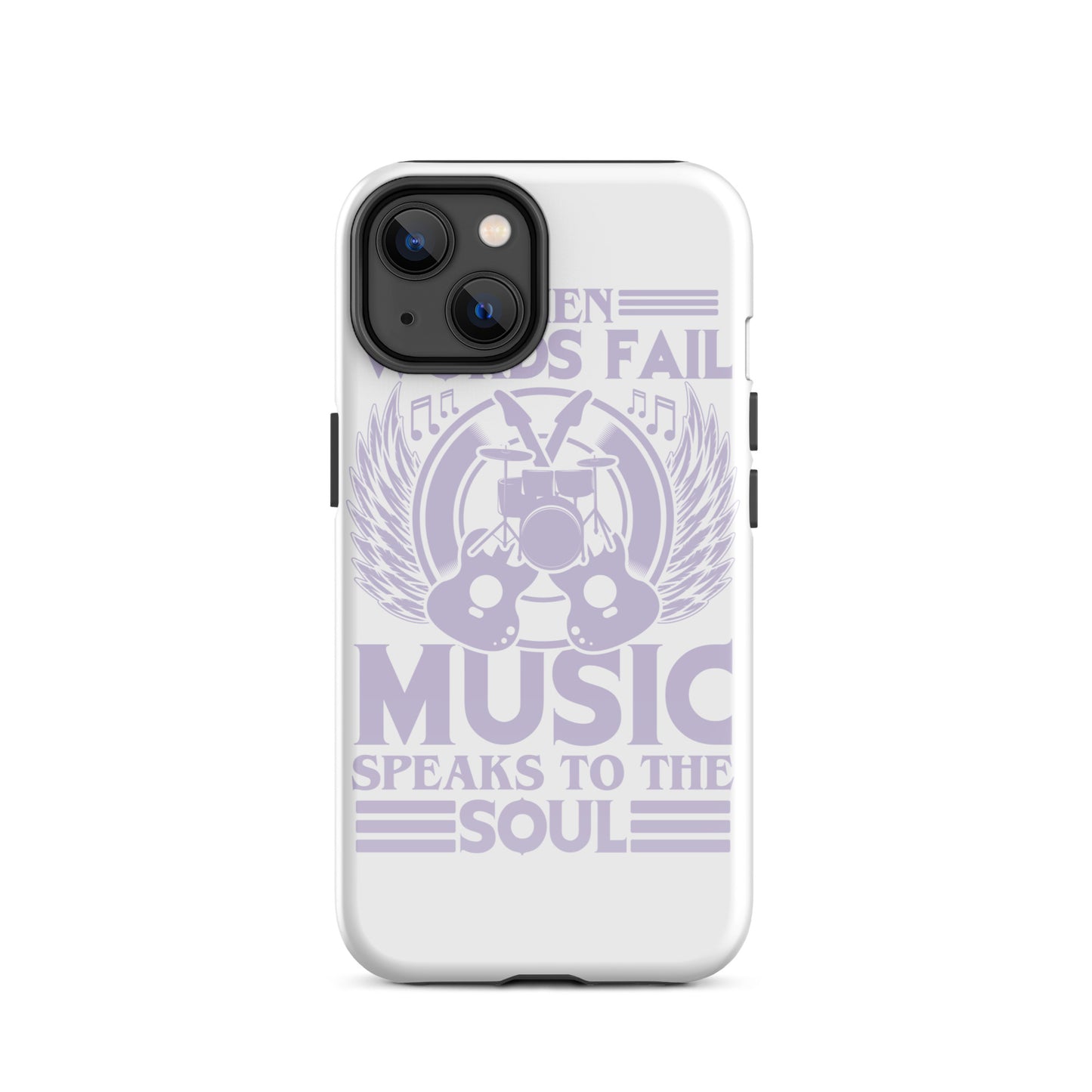When Words Fail, Music Speaks To The Soul iPhone Case