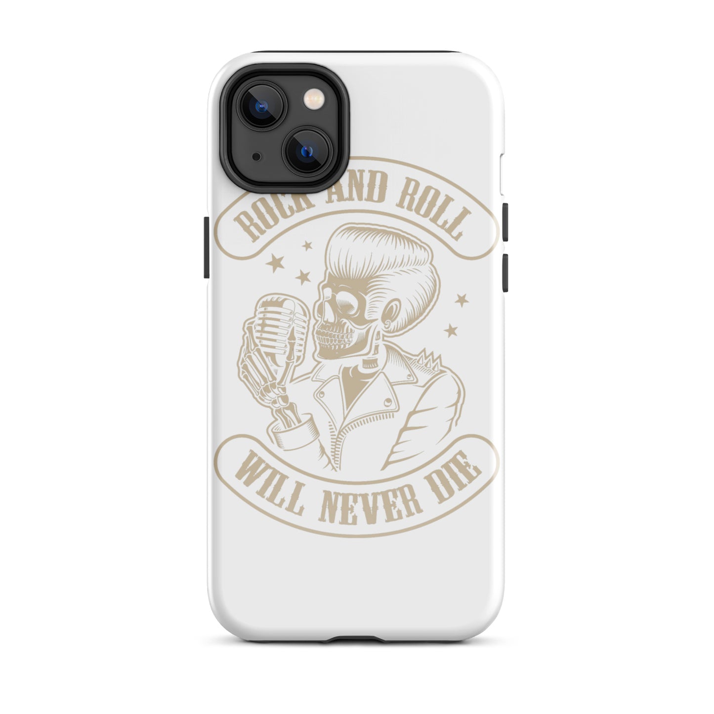 Rock and Roll Will Never Die iPhone Case