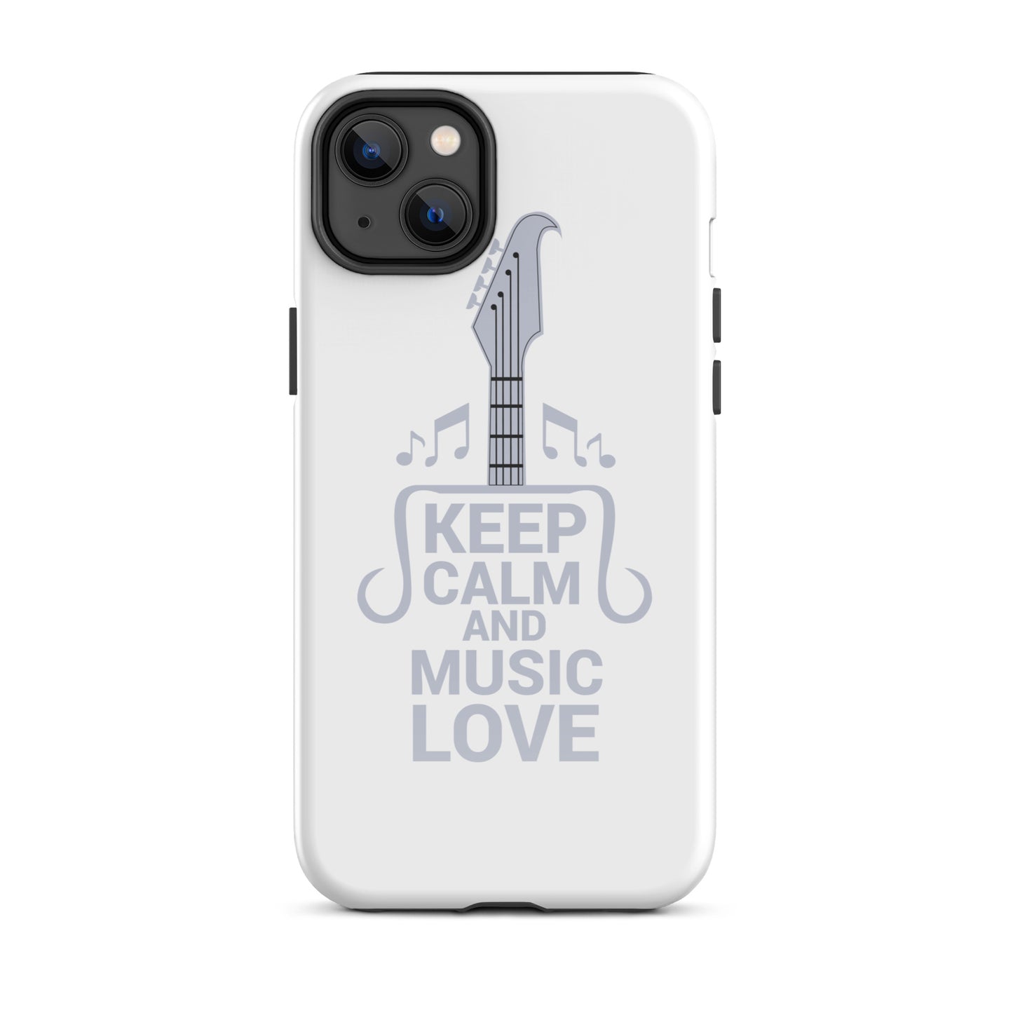 Keep Calm and Music Love iPhone Case