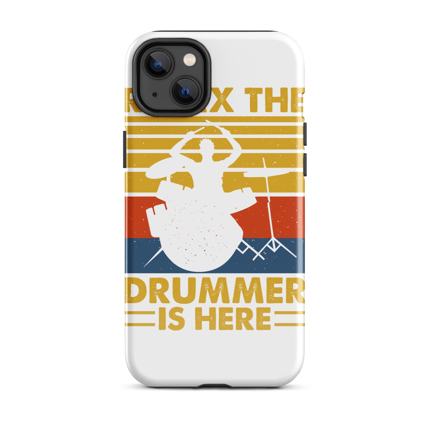 Relax The Drummer Is Here iPhone Case