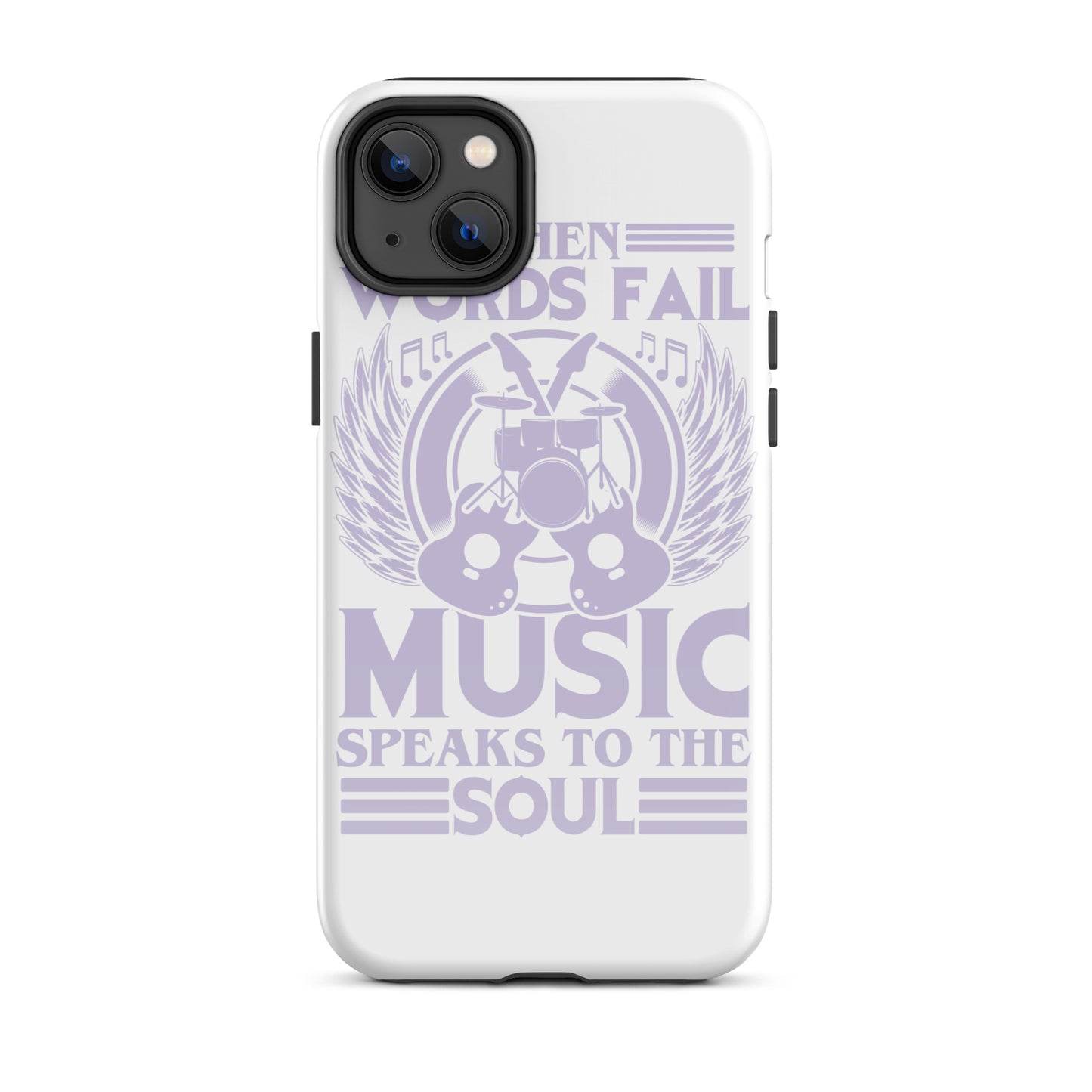 When Words Fail, Music Speaks To The Soul iPhone Case
