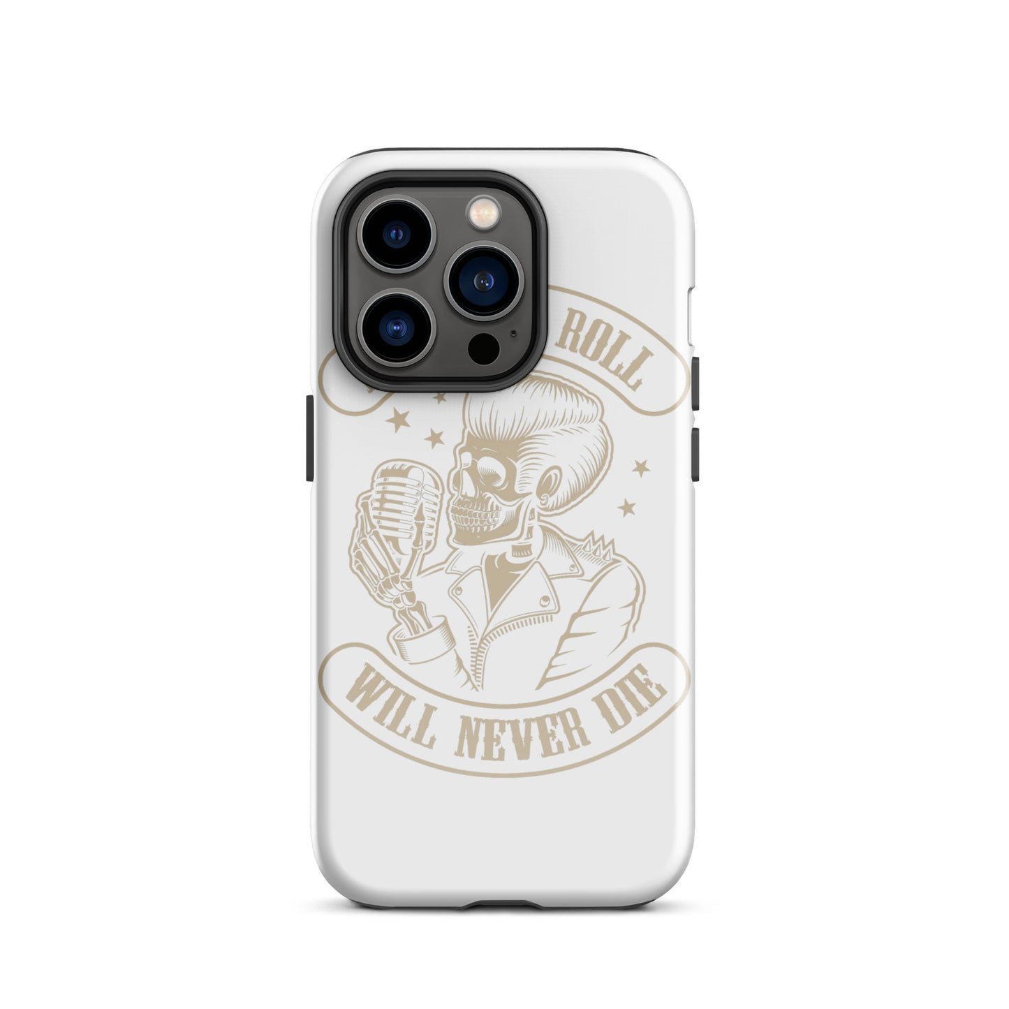 Rock and Roll Will Never Die iPhone Case
