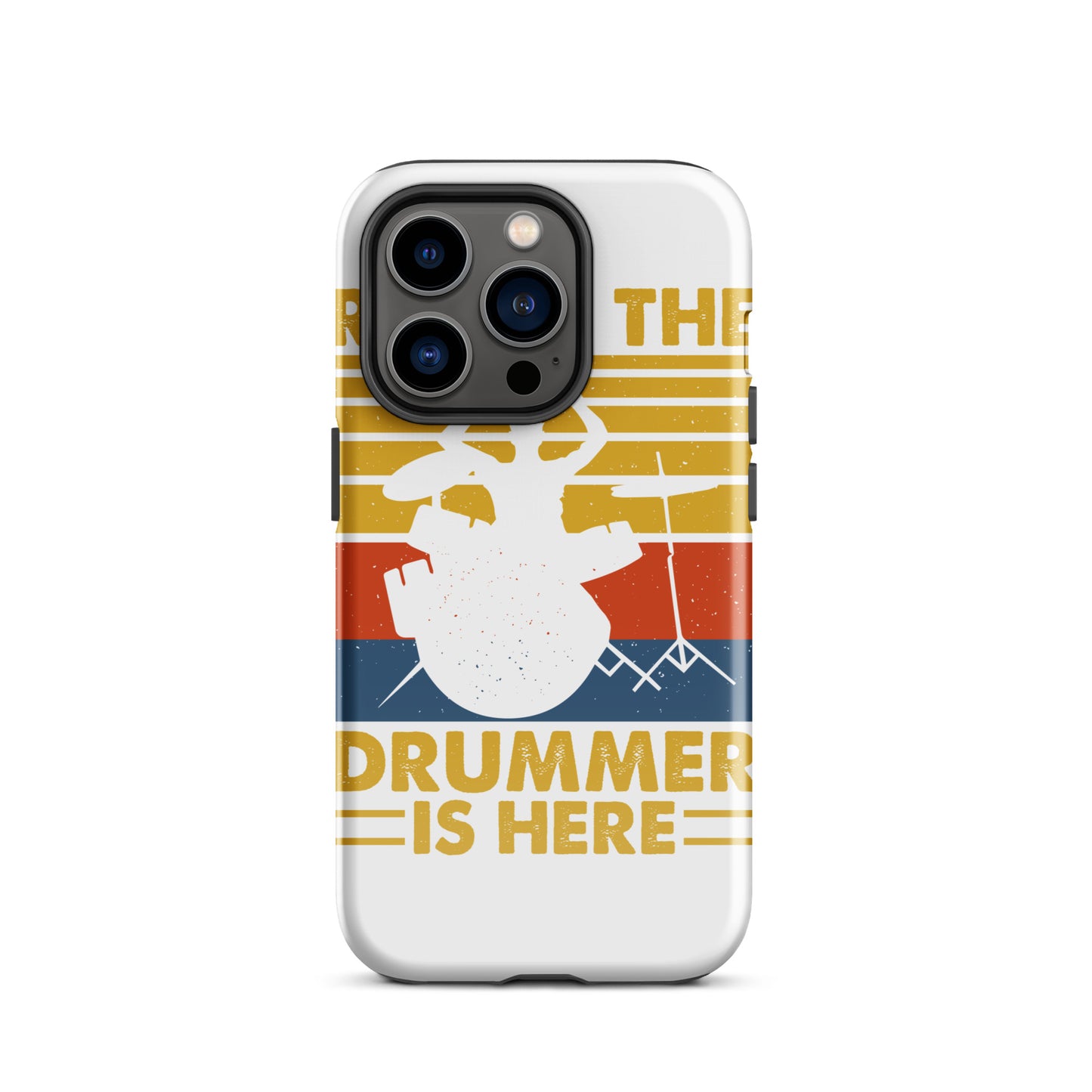 Relax The Drummer Is Here iPhone Case