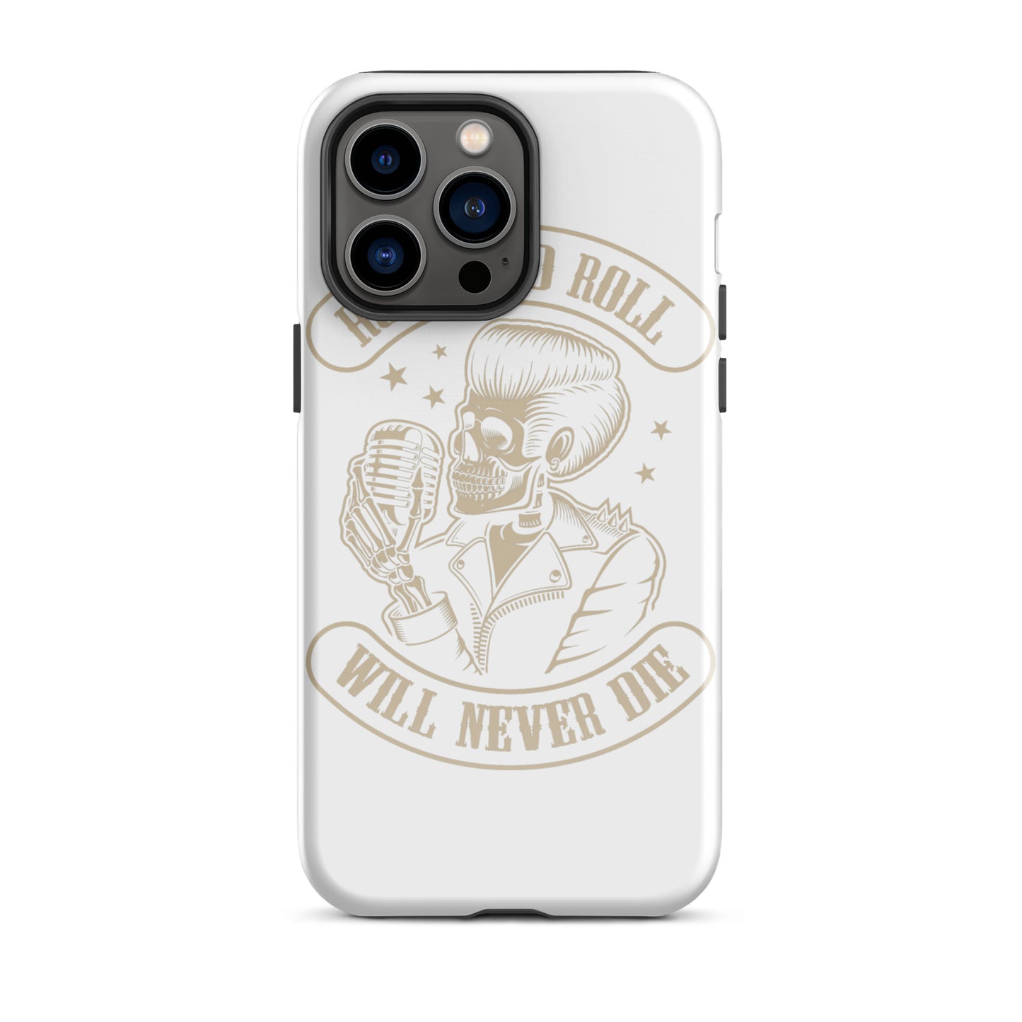 Rock and Roll Will Never Die iPhone Case