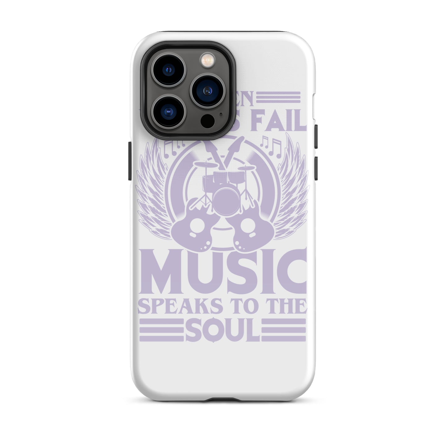 When Words Fail, Music Speaks To The Soul iPhone Case