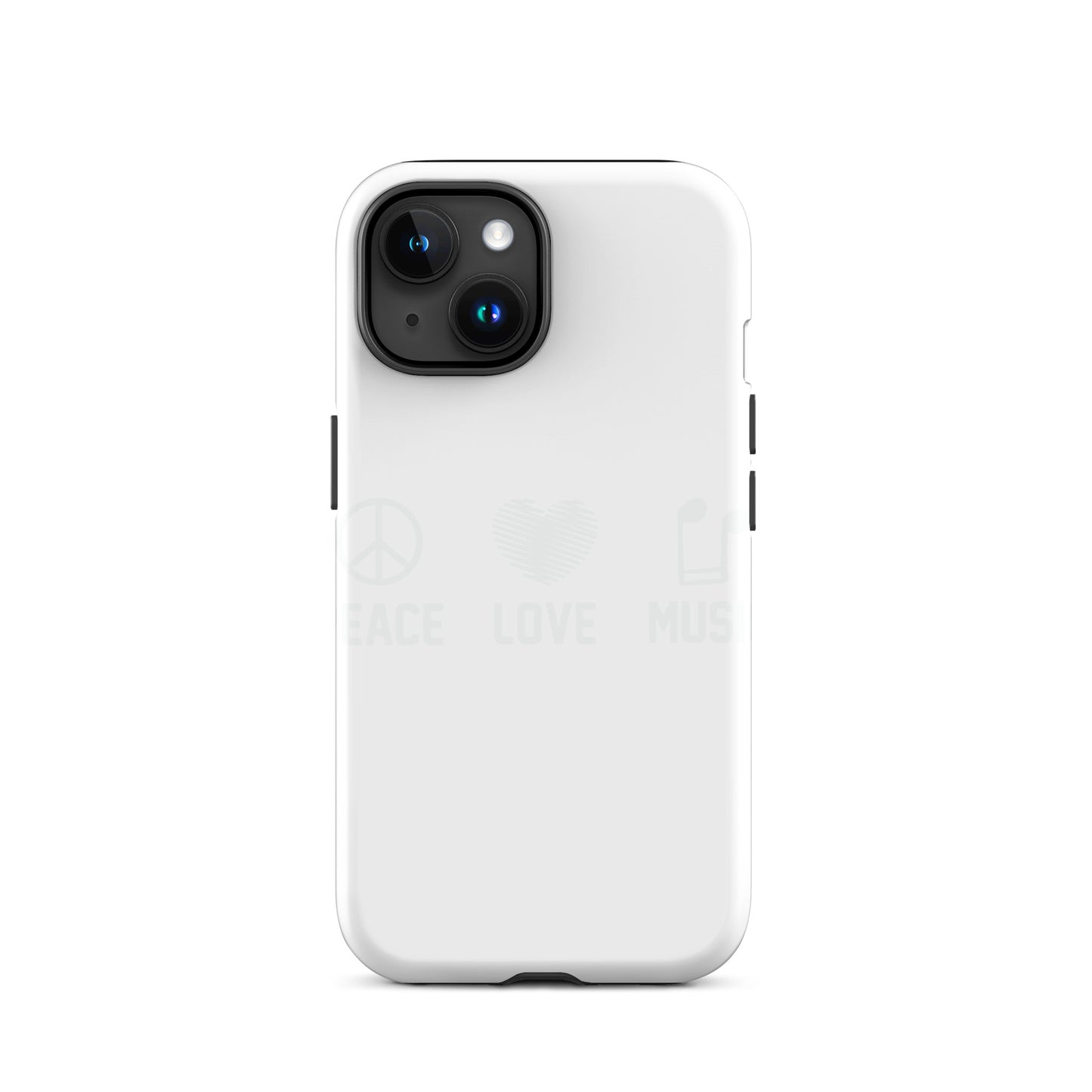 Peace Love Music iPhone Case
