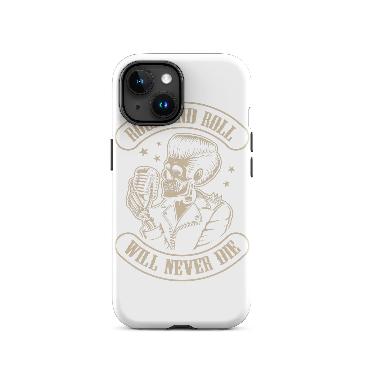 Rock and Roll Will Never Die iPhone Case