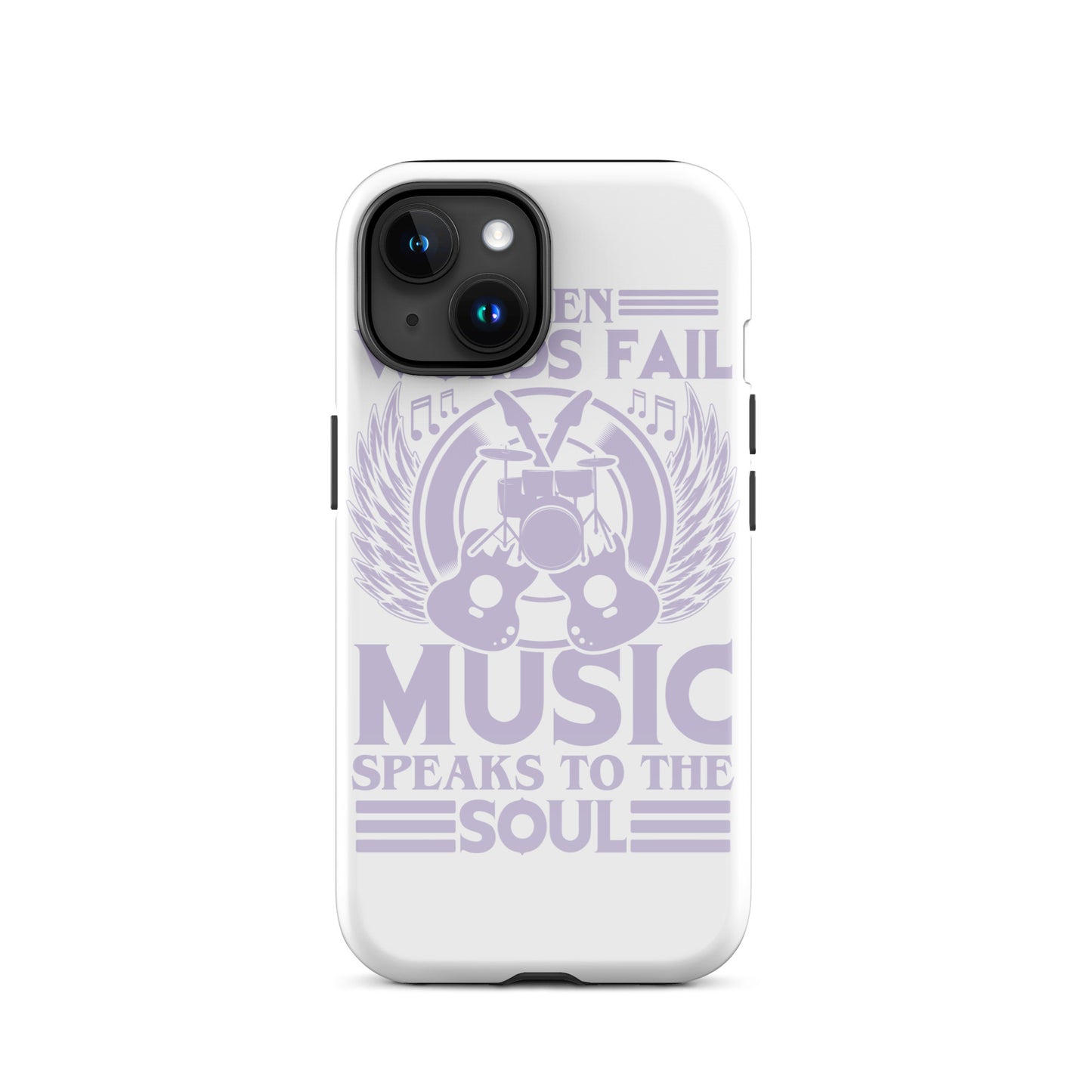 When Words Fail, Music Speaks To The Soul iPhone Case