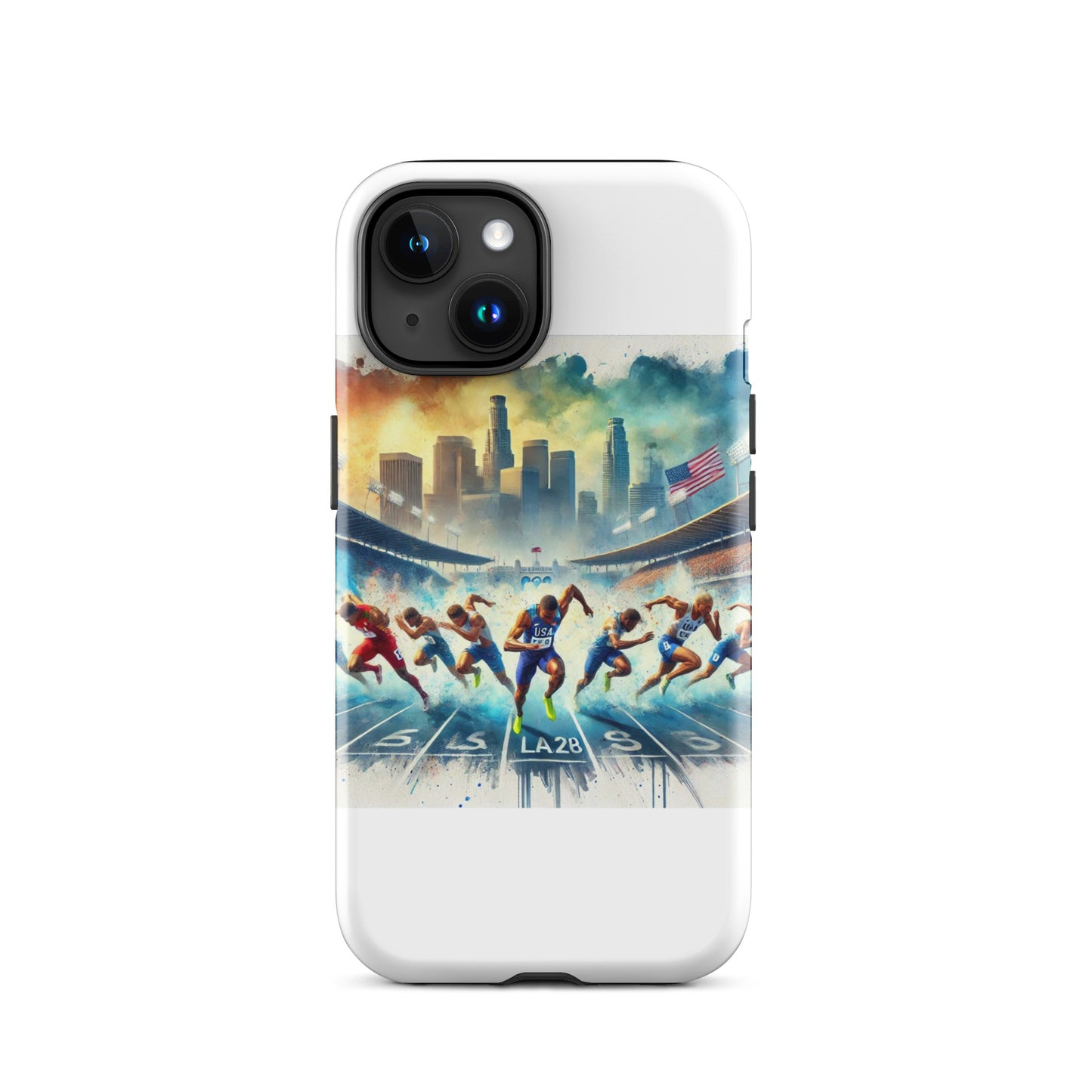 LA28 Olympic Sprint Finish - Mixed Men & Women Athletes iPhone Case