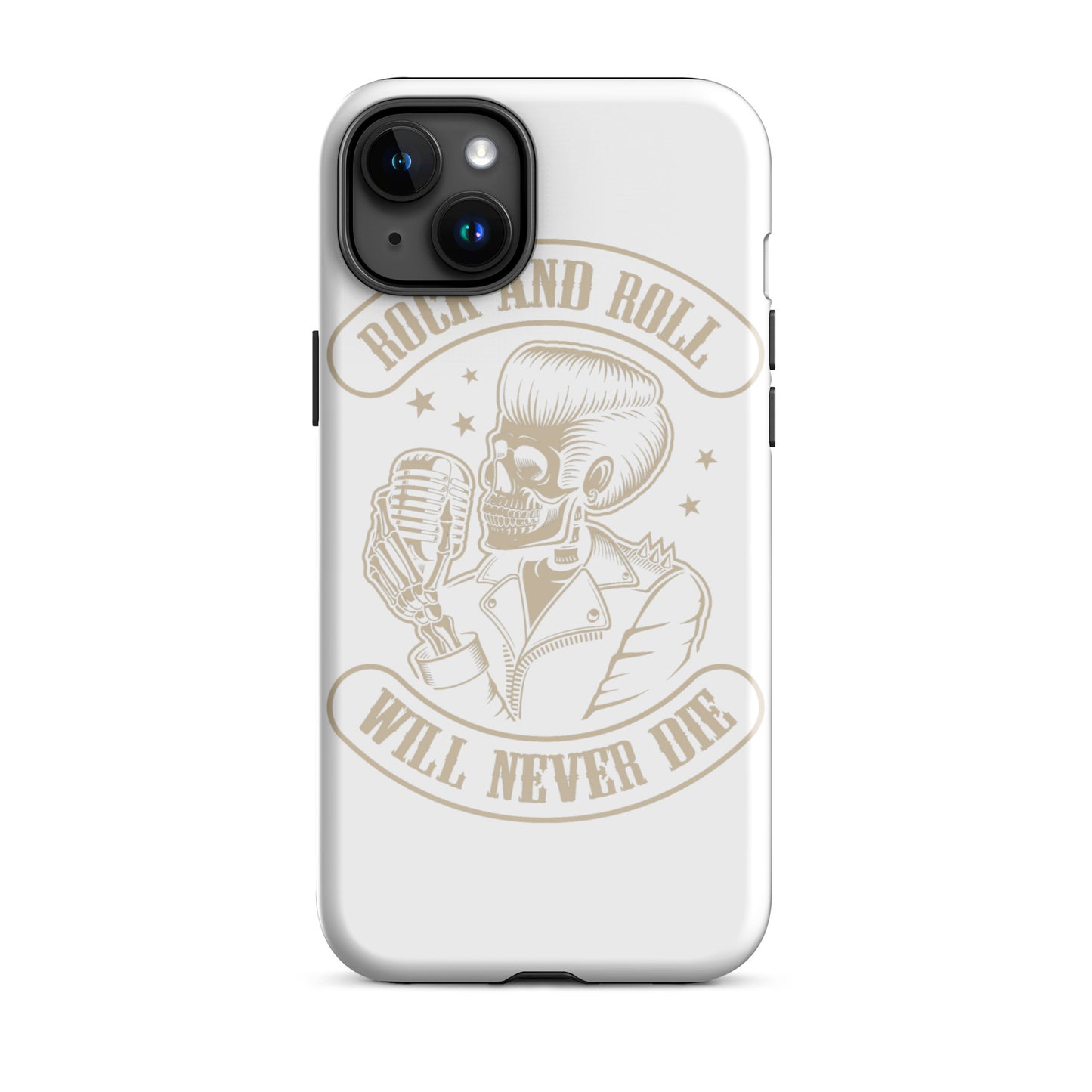 Rock and Roll Will Never Die iPhone Case