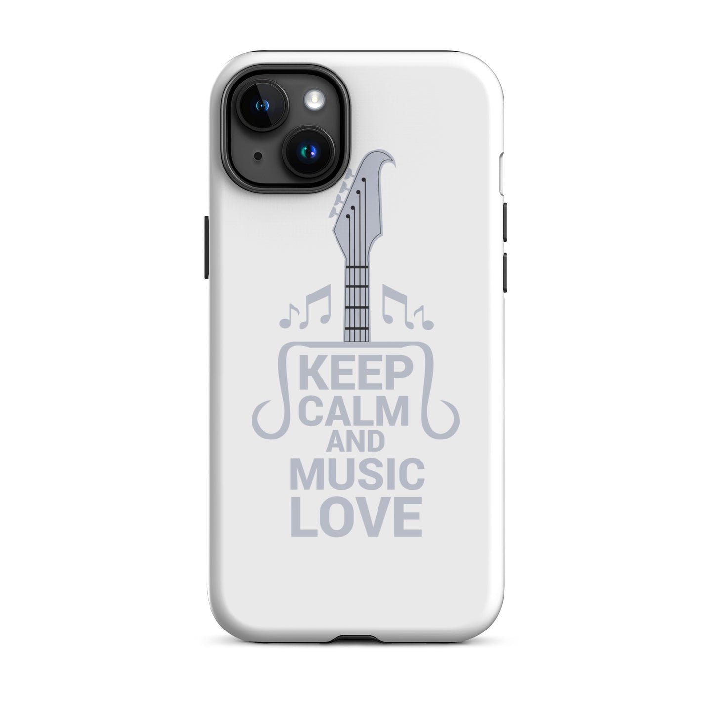 Keep Calm and Music Love iPhone Case