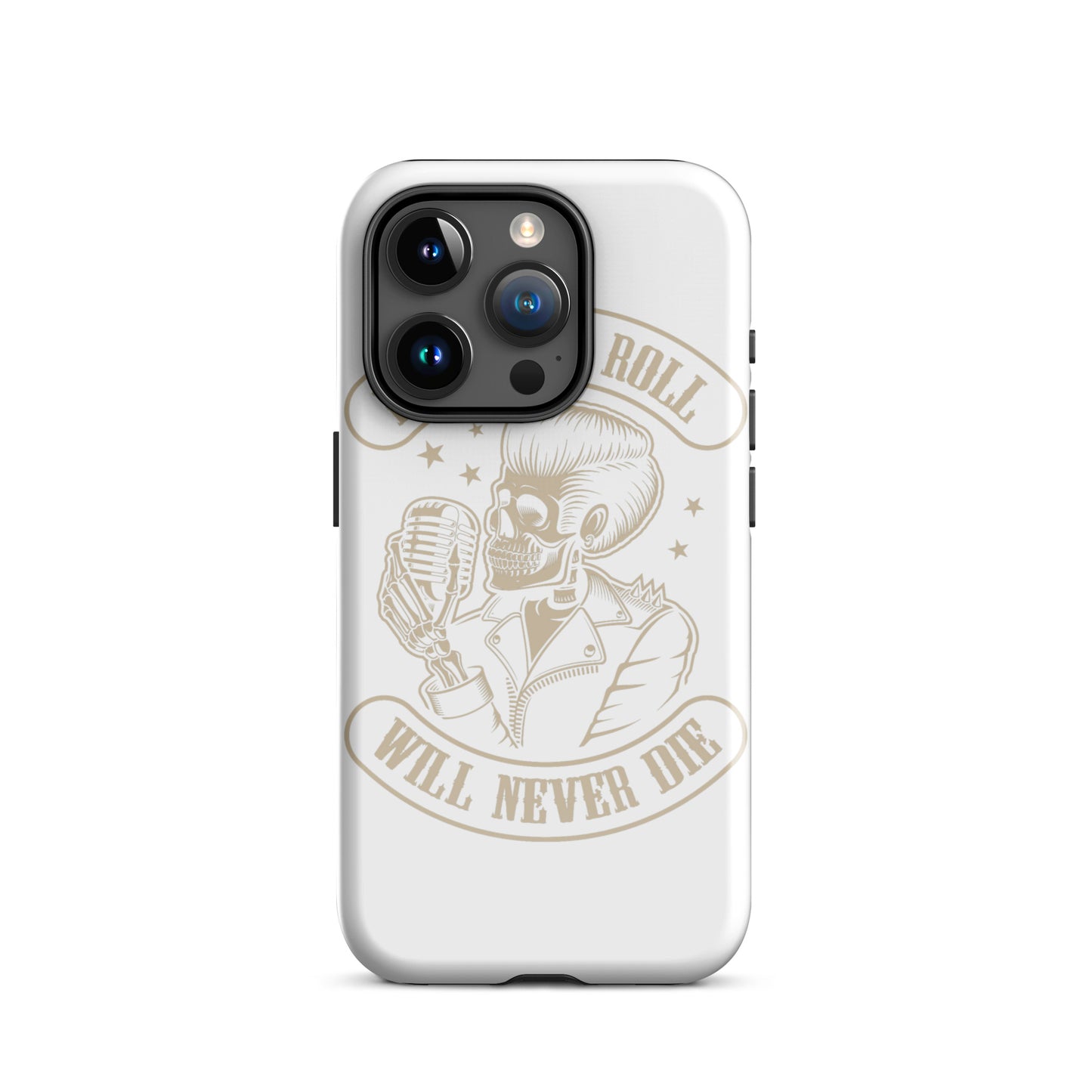 Rock and Roll Will Never Die iPhone Case