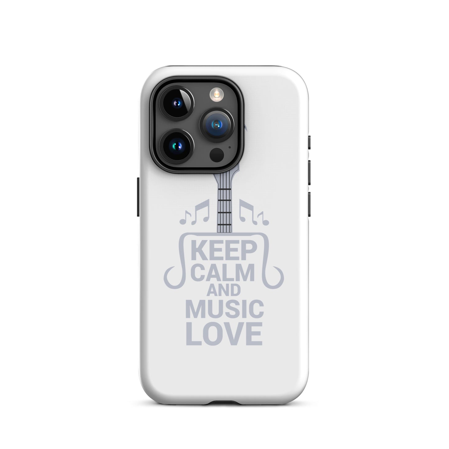 Keep Calm and Music Love iPhone Case