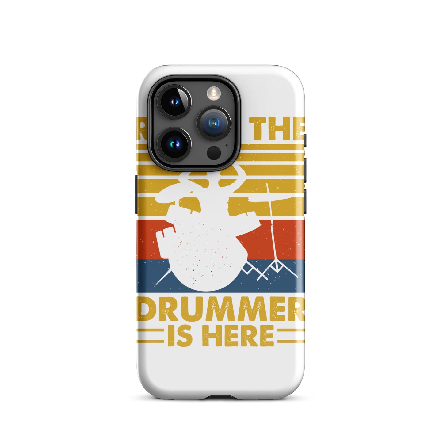 Relax The Drummer Is Here iPhone Case