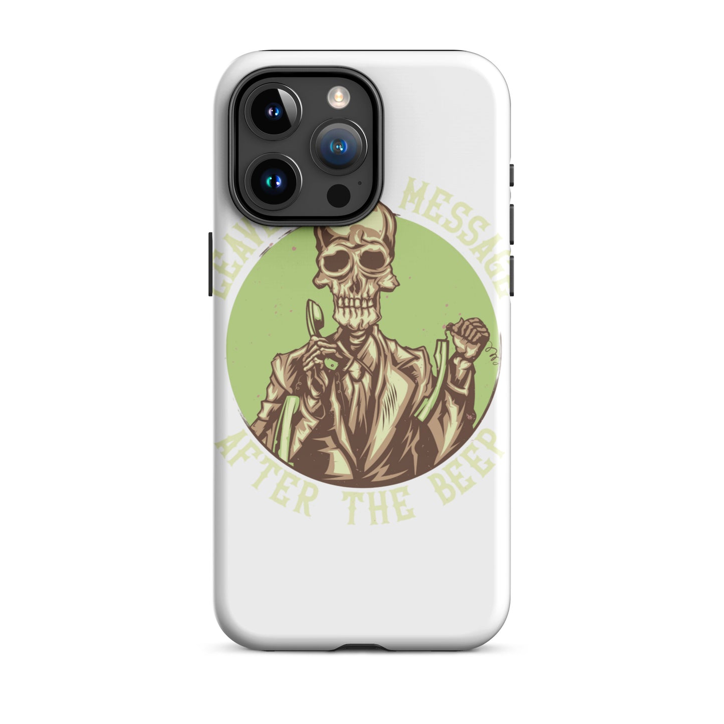 Leave Your Message After The Beep iPhone Case
