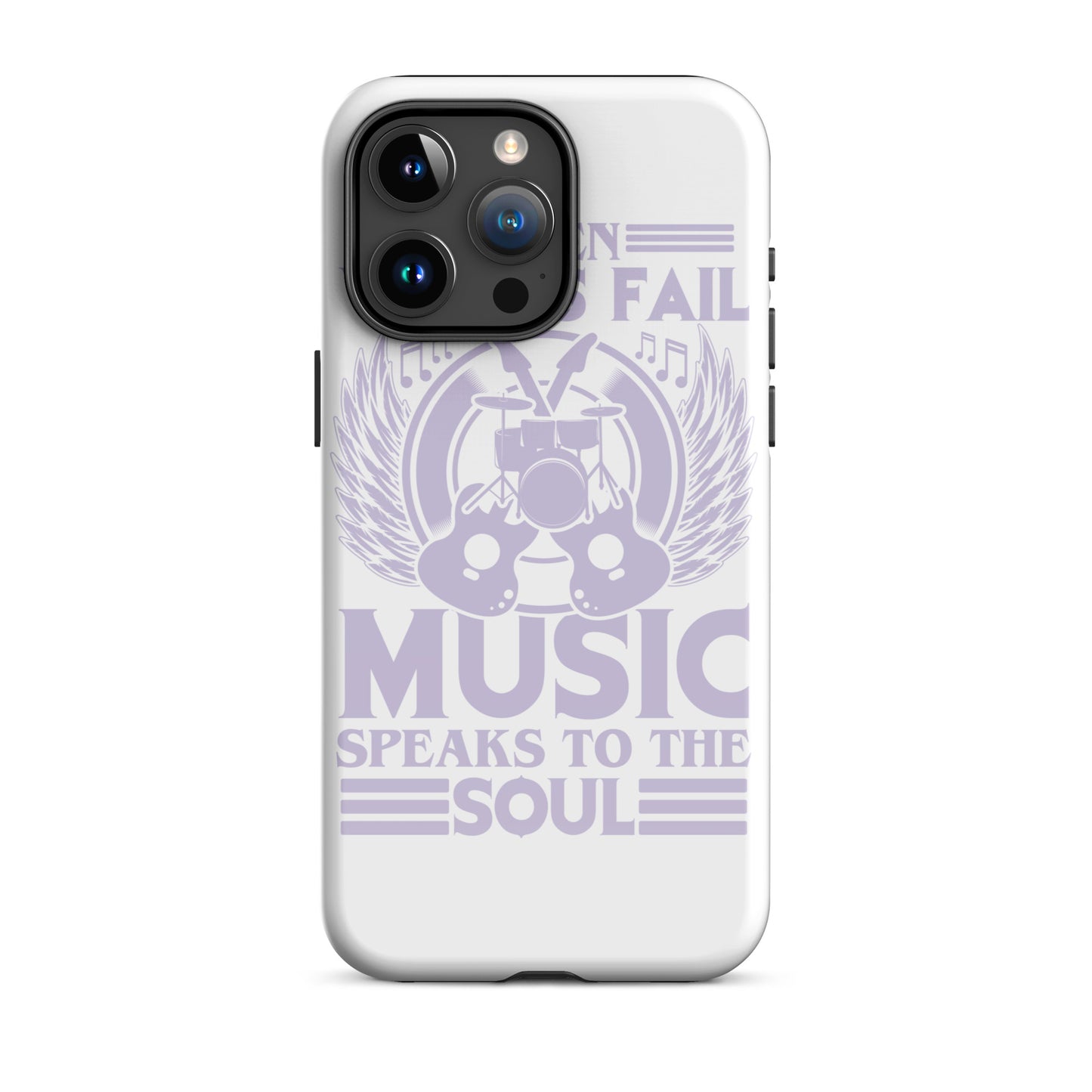 When Words Fail, Music Speaks To The Soul iPhone Case