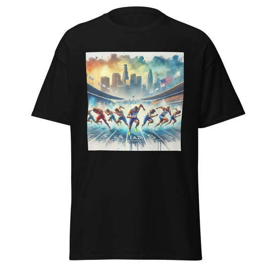 LA28 Olympic Sprint Finish - Mixed Men & Women Athletes T-shirt