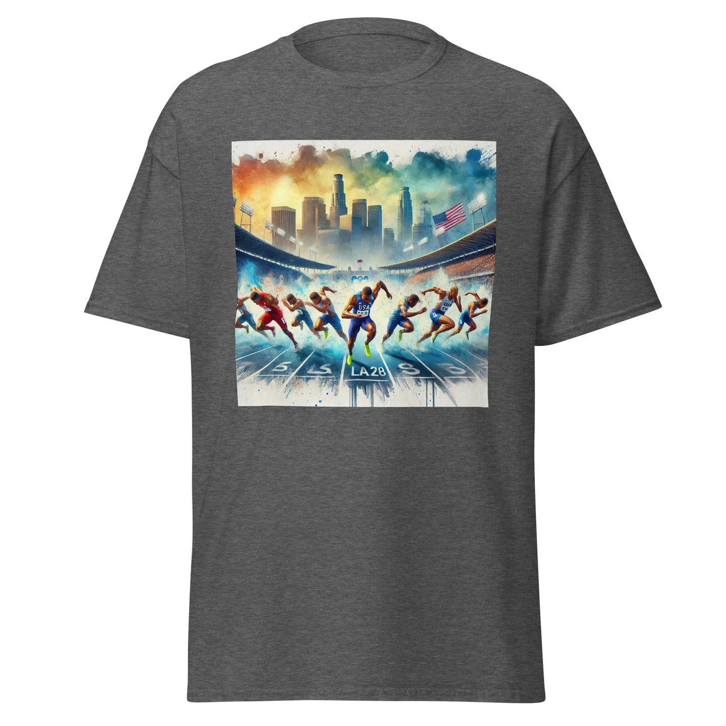 LA28 Olympic Sprint Finish - Mixed Men & Women Athletes T-shirt