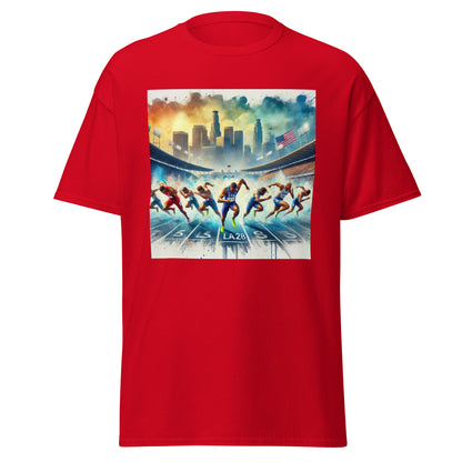 LA28 Olympic Sprint Finish - Mixed Men & Women Athletes T-shirt