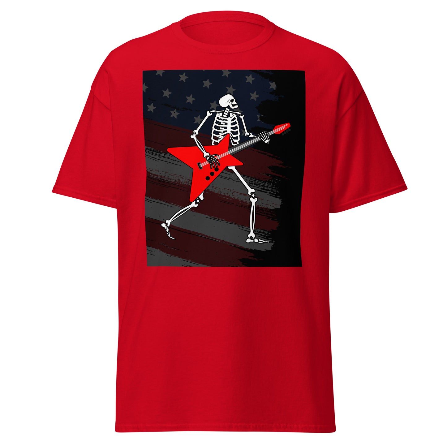 American Guitarist Skeleton T-shirt
