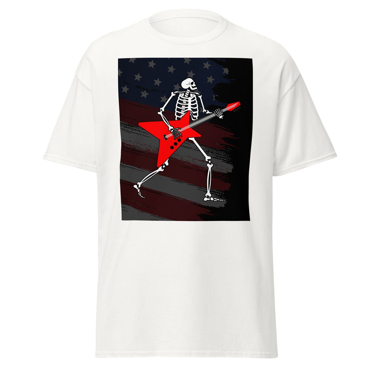 American Guitarist Skeleton T-shirt
