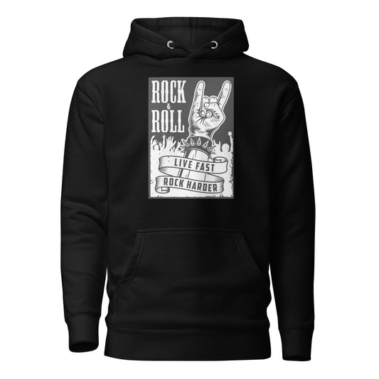 Live Fast Rock Harder Hoodie