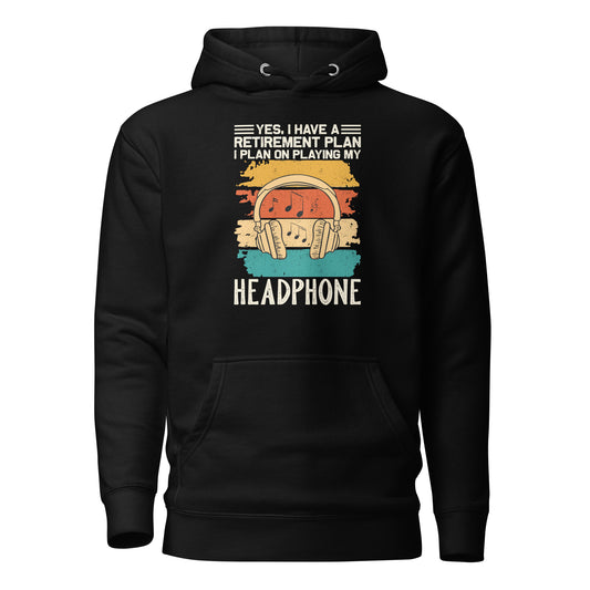 Playing My Headphone Hoodie