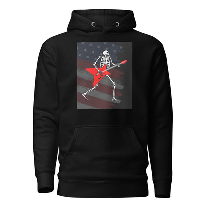 American Guitarist Skeleton Hoodie