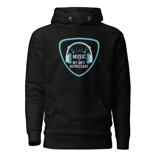 Music is my Anti Depressant Hoodie