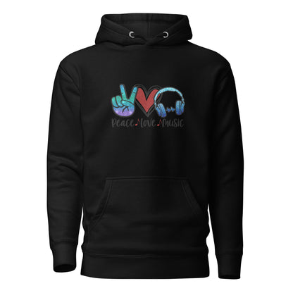 Peace Love Music Hoodie