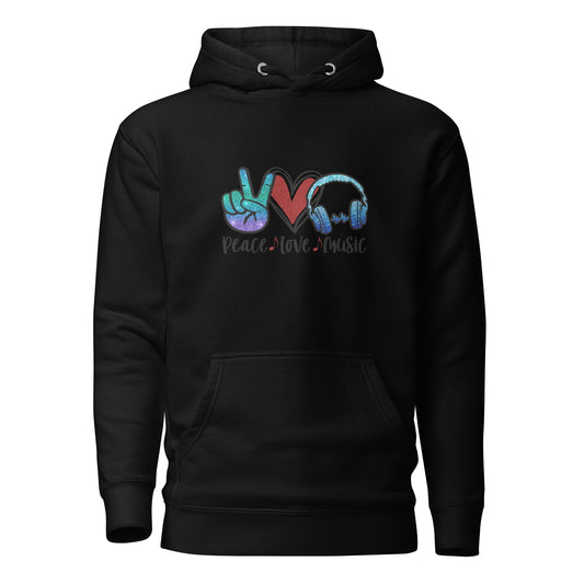Peace Love Music Hoodie